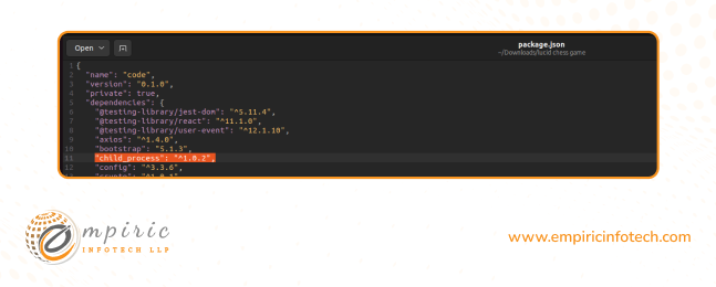 read the package.json file associated with any dependency